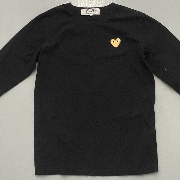 Medium COMME des GARÇONS PLAY Black long sleeve - Picture 1 of 2
